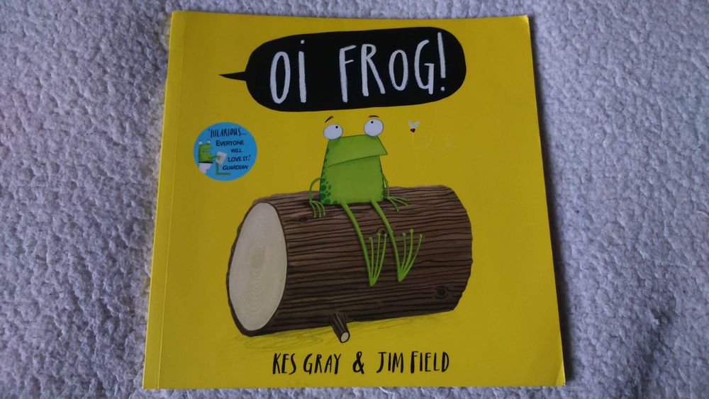 Книга англійською для дітей Ой жабка!  Oi Frog  автор  Кес Грей