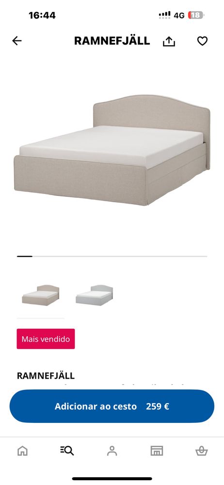 NOVO cama e colchao
