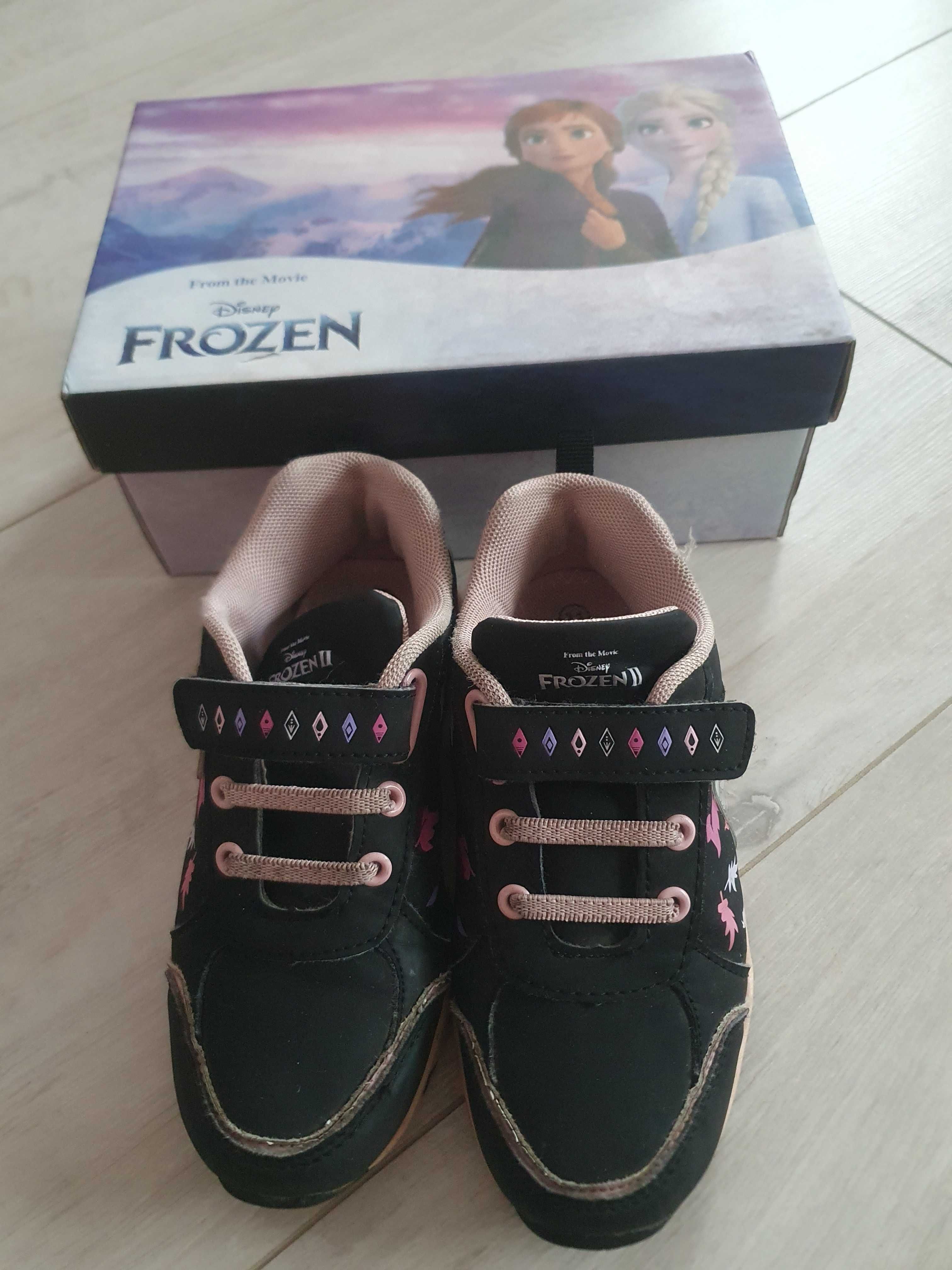 Adidasy dla dziewczynki rozmiar 31 motyw Disney Frozen