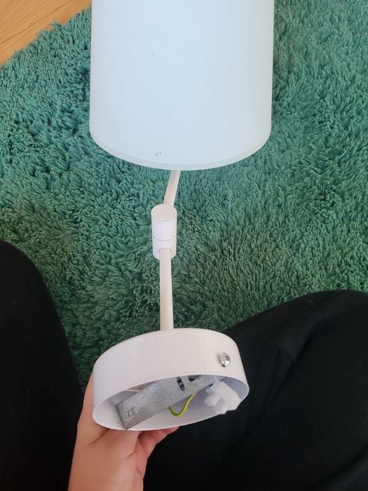 Lampa z abażurem