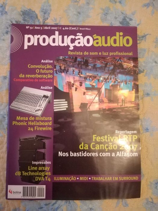 Lote revistas produção áudio
