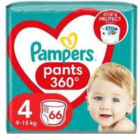 Підгузки-трусики Pampers Pants р. 4 (9-15 кг), 66 шт