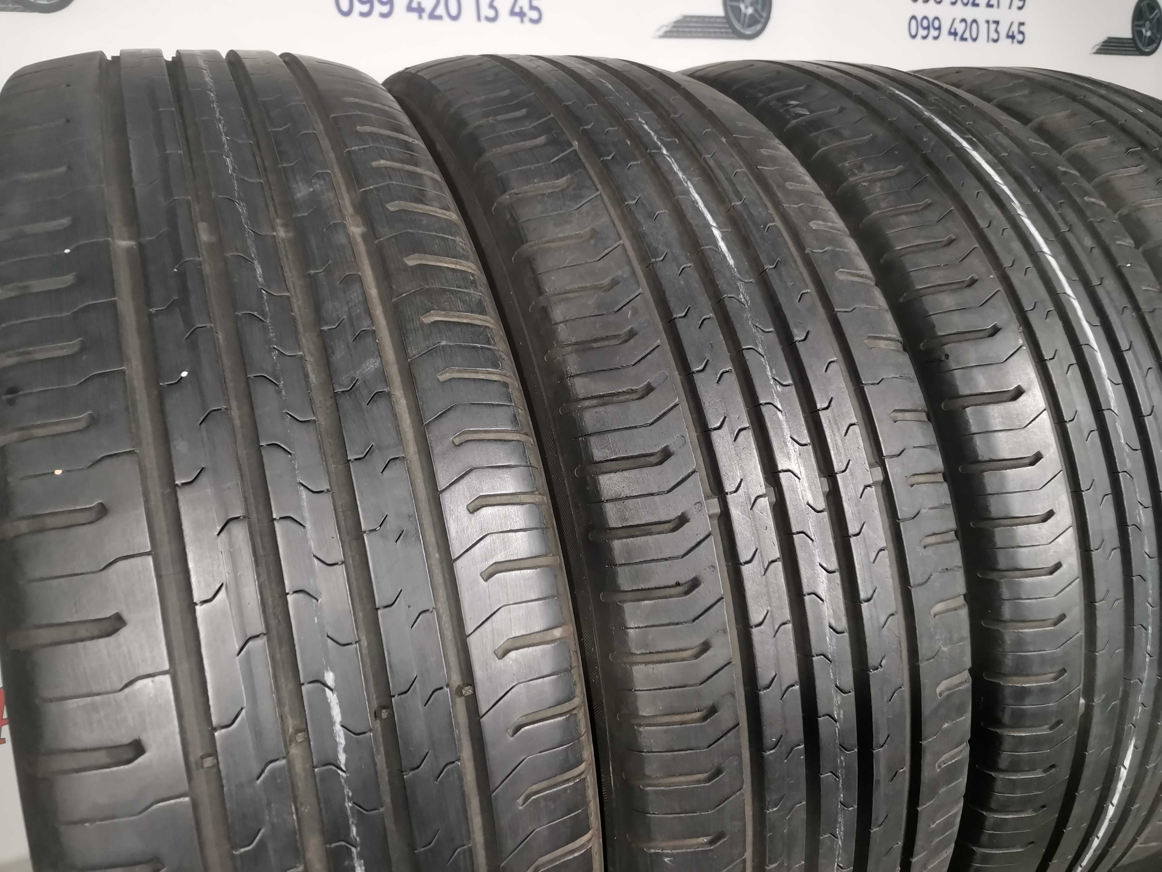 4 шт. 195/55 R20 Continental ContiEcoContact 5 XL літні шини б/у