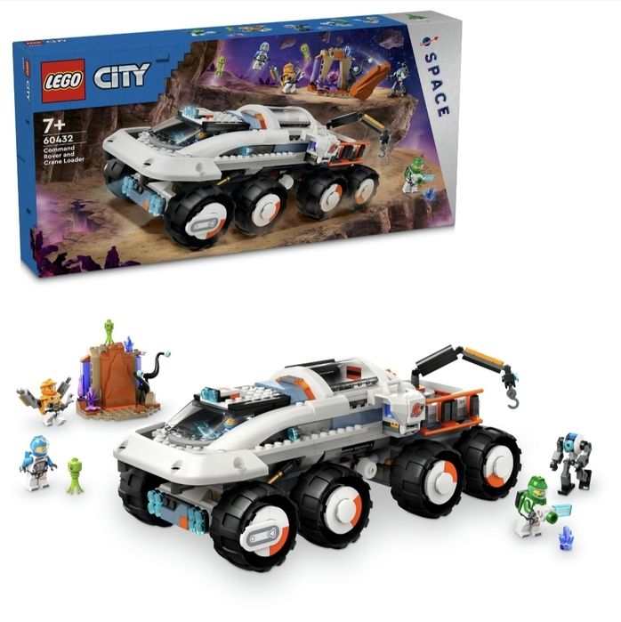 klocki LEGO CITY 60432 Wóz dowodzenia z żurawiem ładunkowym nowy