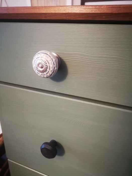 Komoda drewniana w stylu boho