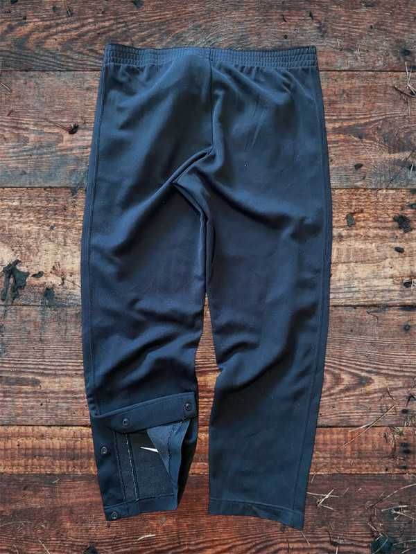 Vintage spodnie dresowe Nike guziki basketball rozpinane XL czarnyhaft