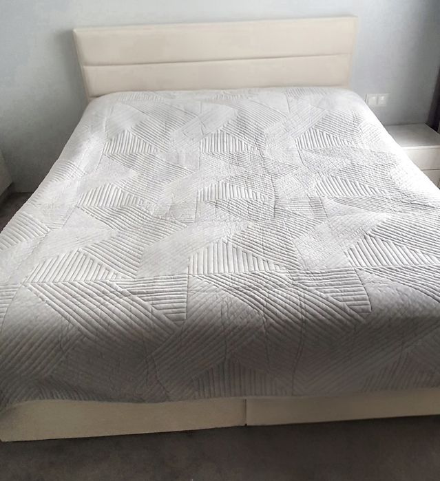 Narzuta na łóżko 240x260 szara Home&You