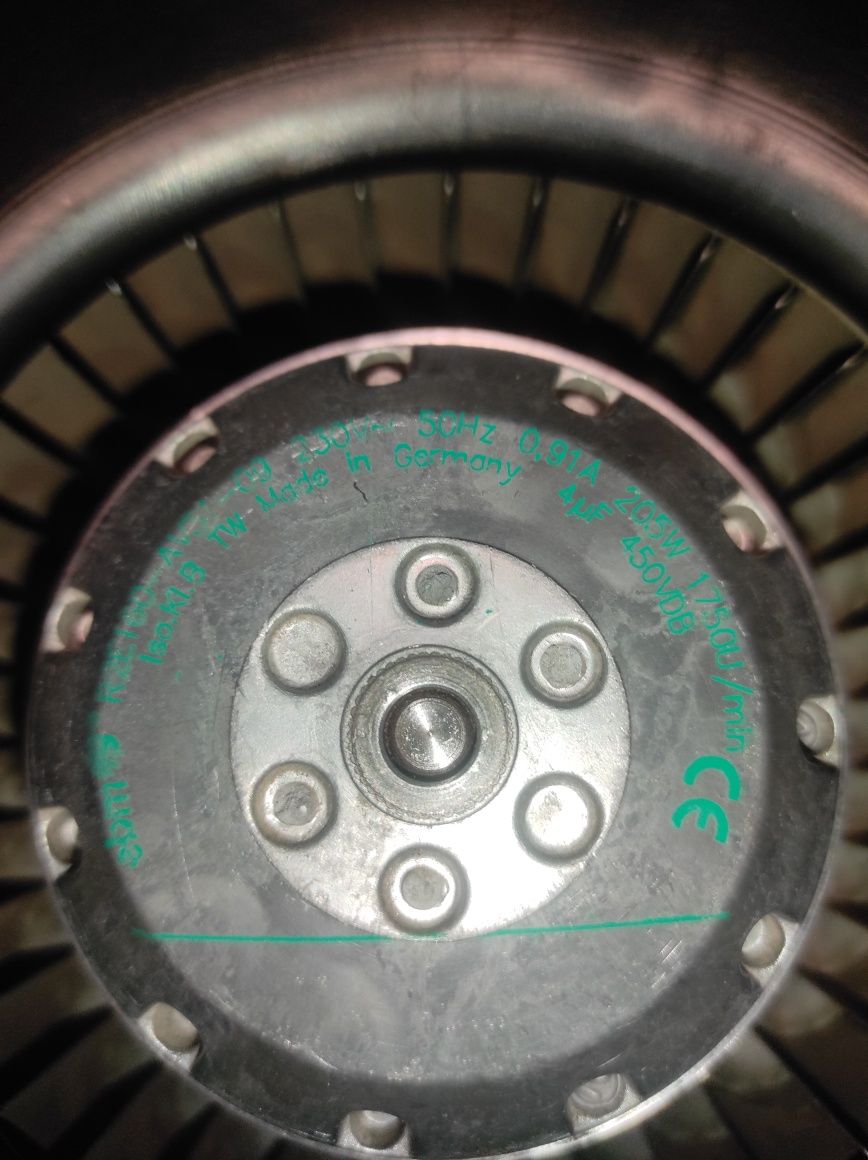 EBM R2E160-AV51-09 (470m3/h) Wentylator promieniowy odciąg-wyciąg