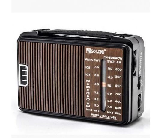 FM приемник радио, Фм радиоприемник портативный Golon RX-608ACW