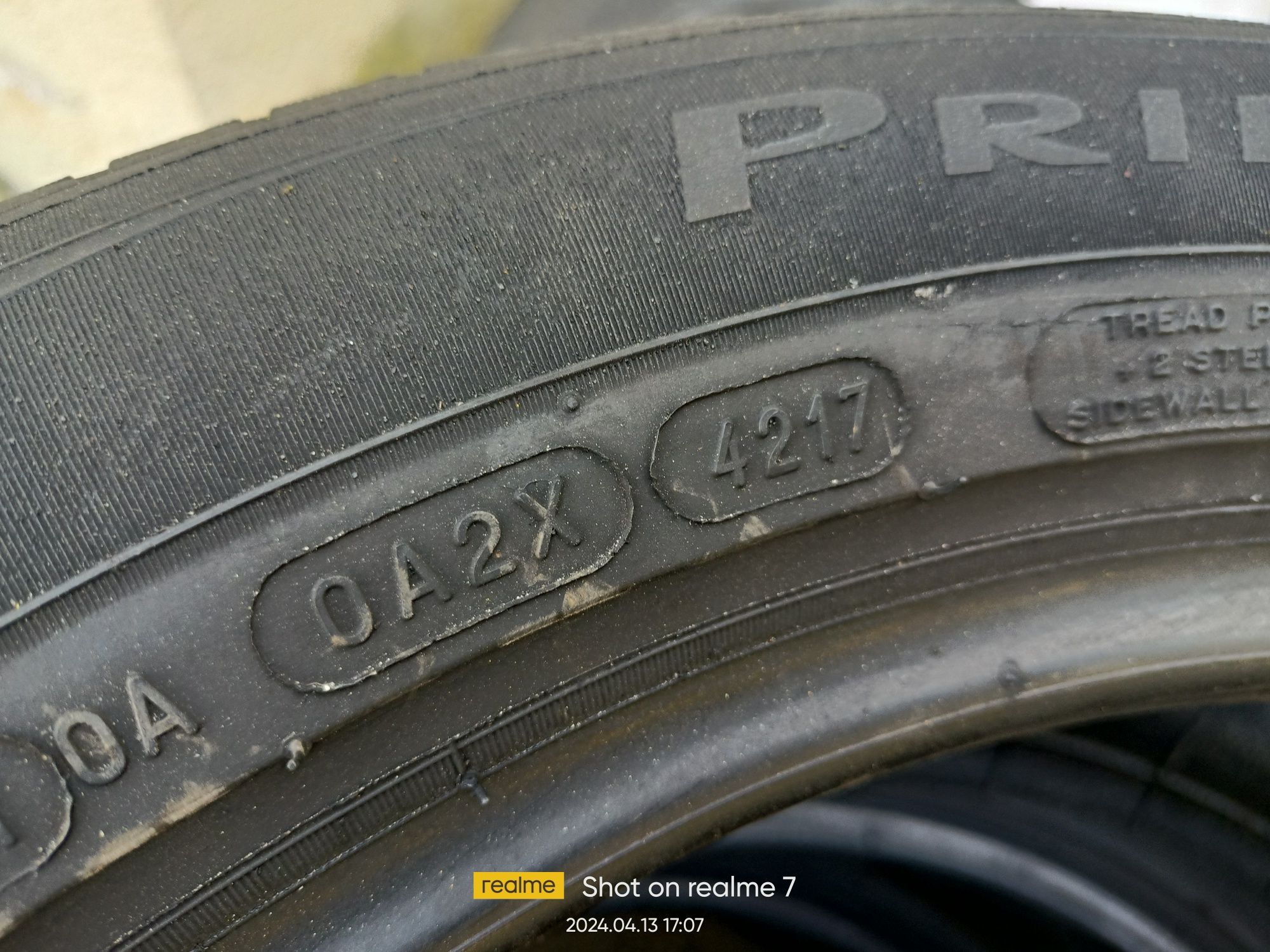 Opony 225-17 Michelin 17 rok