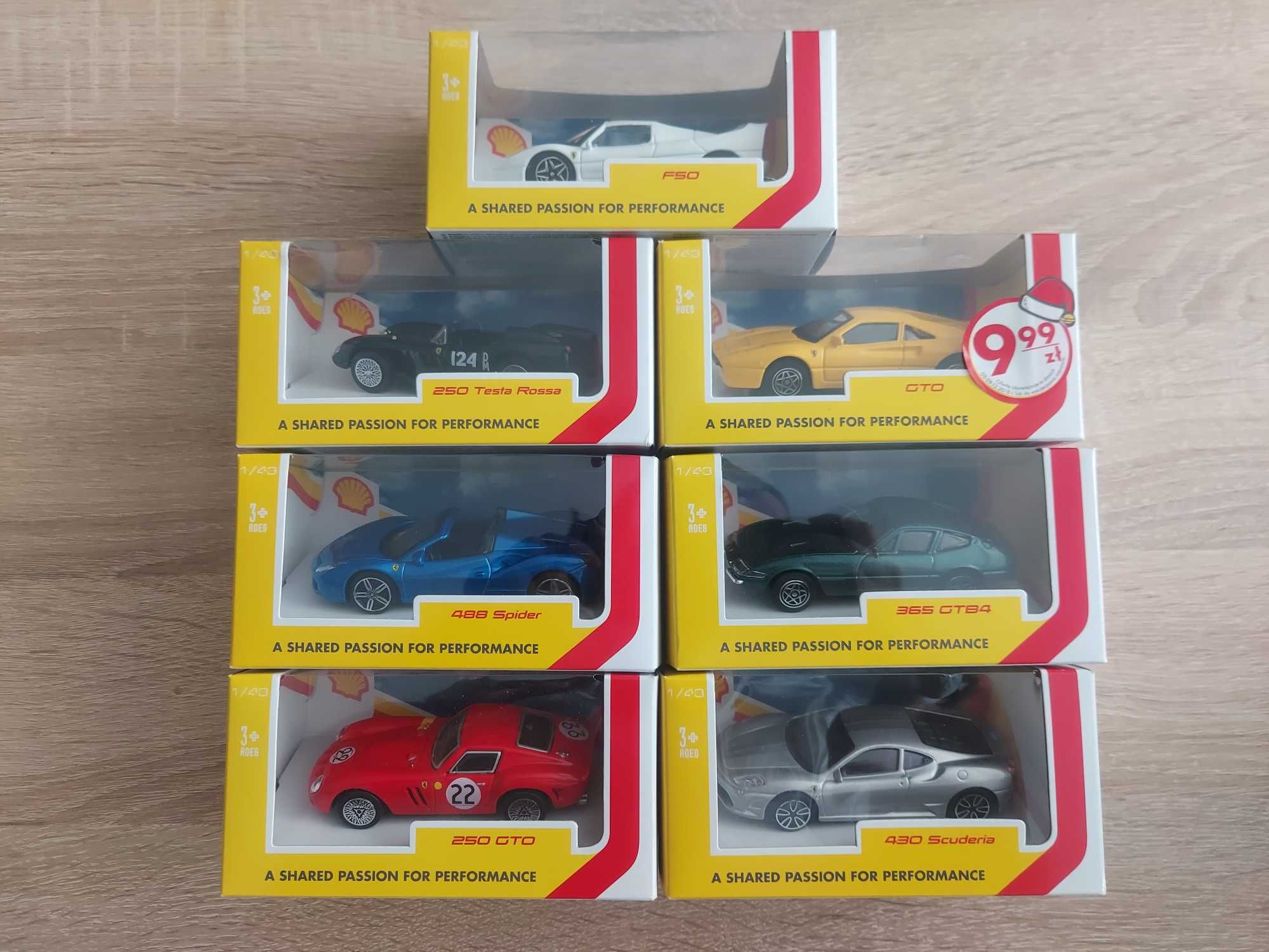 Samochody i motory z Shell modele
