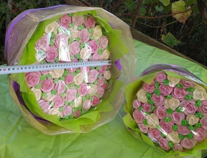 Зефірні квіти, зефір, букет, їстівні букети