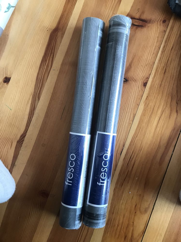 2 nowe tapety Fresco szare wzór