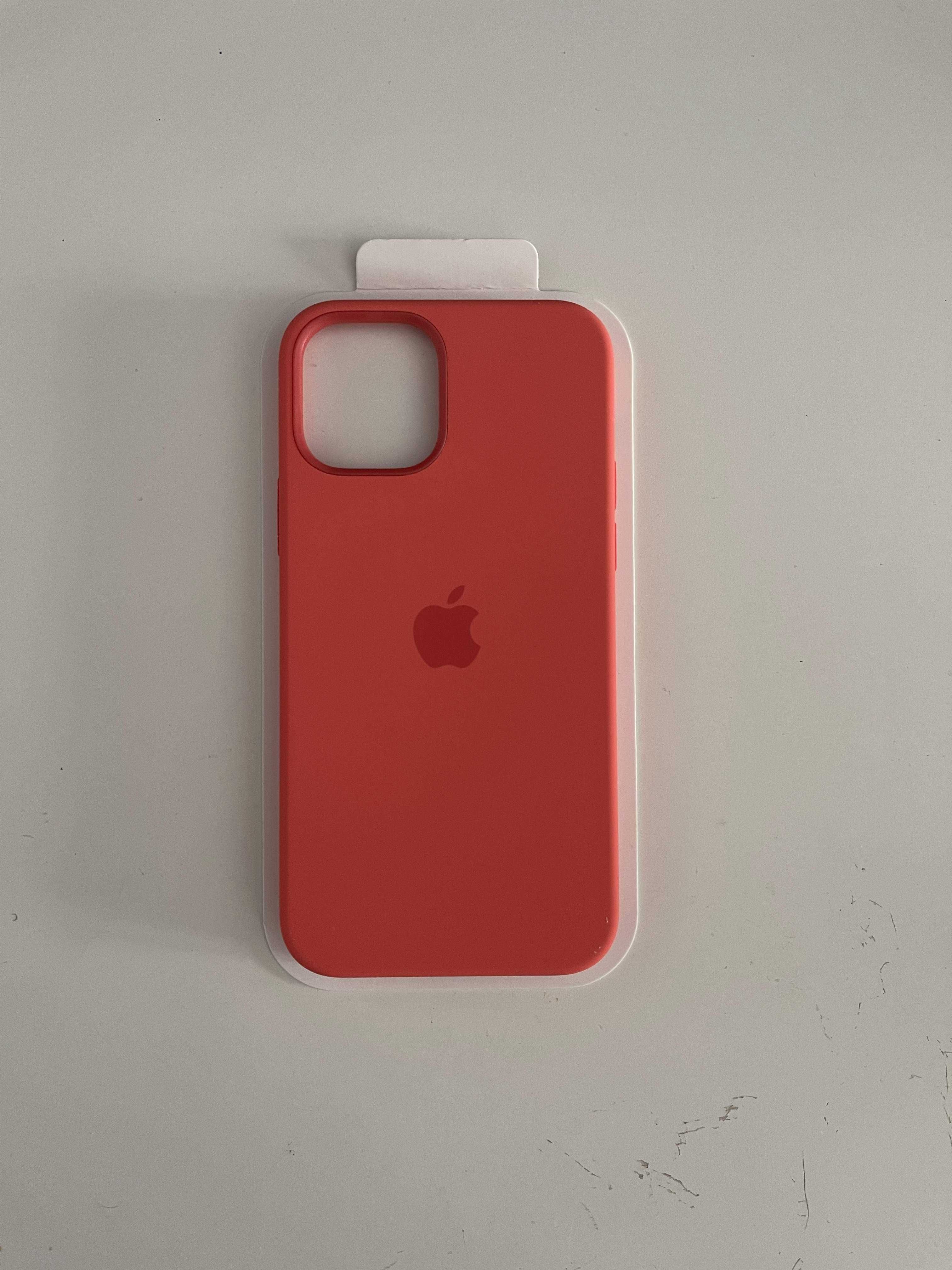 Capa em silicone com MagSafe para Apple iPhone 12/12 Pro [Últimas Unidades]