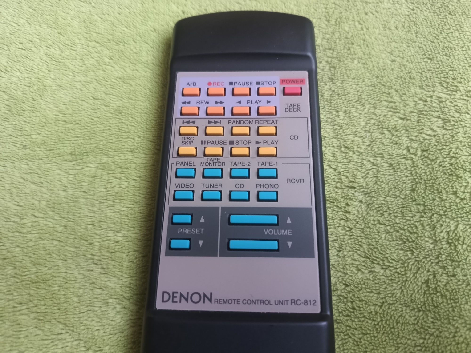 Pilot Denon RC 812 do amplitunera Dra 375D i DRA 275D oryginalny