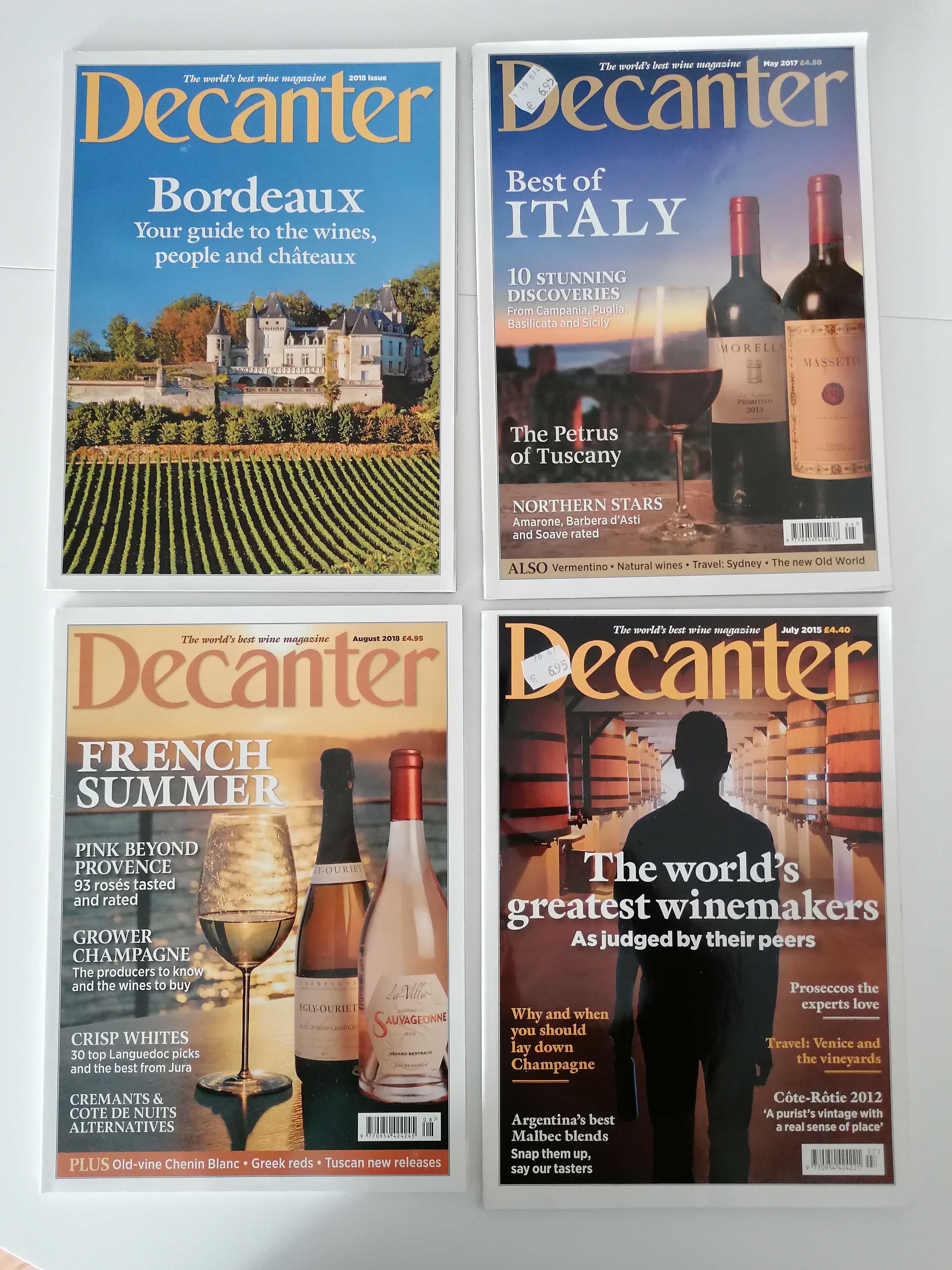 18 Revistas de vinho Decanter