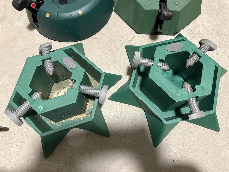 Stojak na choinke stojaki komplet 6 sztuk