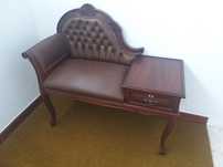 Mesa com sofá 1 lugar - como novo
