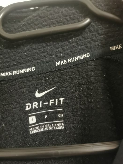 Czarna damska cienka bluza do biegania Nike Running Dri-fit S