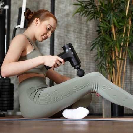 PREZENT PISTOLET do Masażu z Wyświetlaczem+ Masażer Shiatsu do Ciała