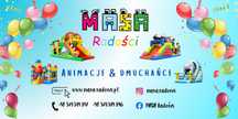 Dmuchaniec | Zjeżdzalnia | Zamek | Animacje dla Dzieci | Wata Cukrowa
