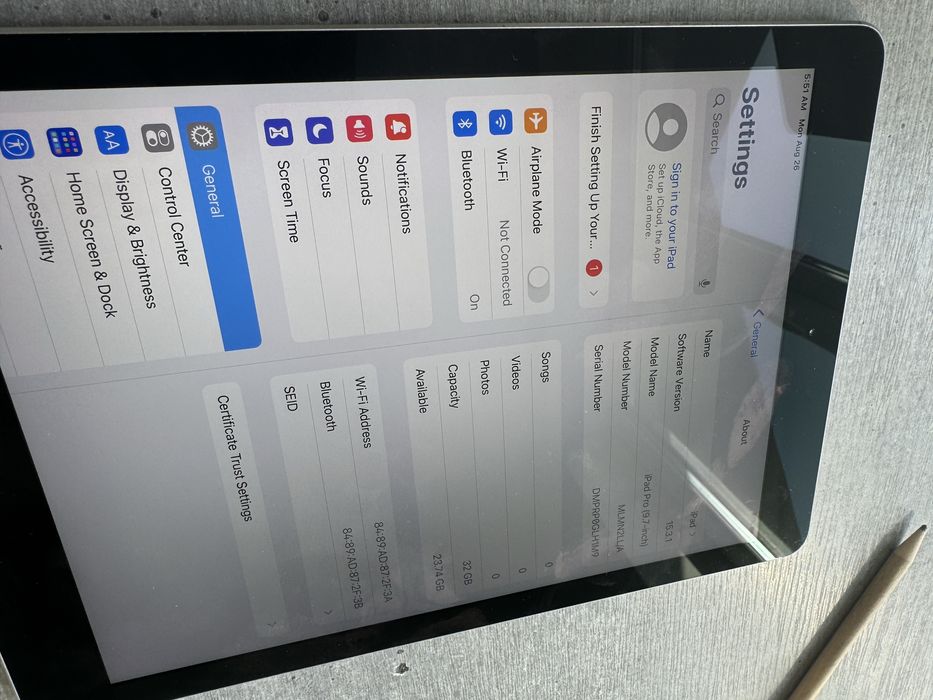 iPad Pro 9.7. 2017р. 32GB. Space Grey. Як новий. Без обмежень.Гарантія