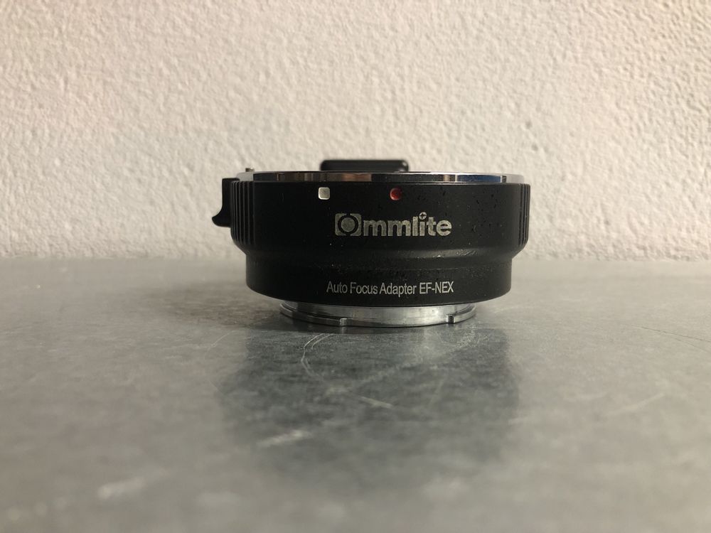 Commlite Autofocus adaptador canon para sony