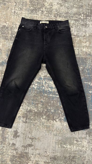 Джинси чорні (Мом)