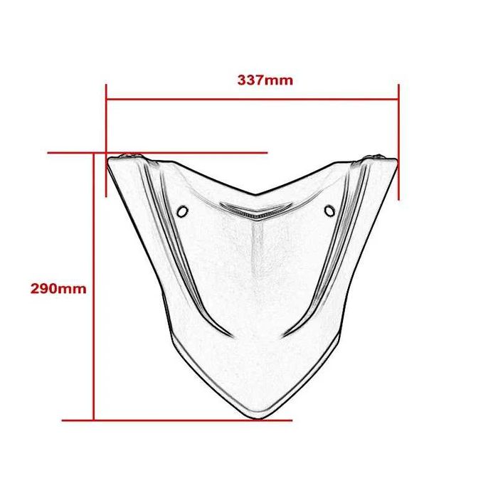 Extensão Bico Guarda-Lamas Dianteiro Yamaha Tenere 700