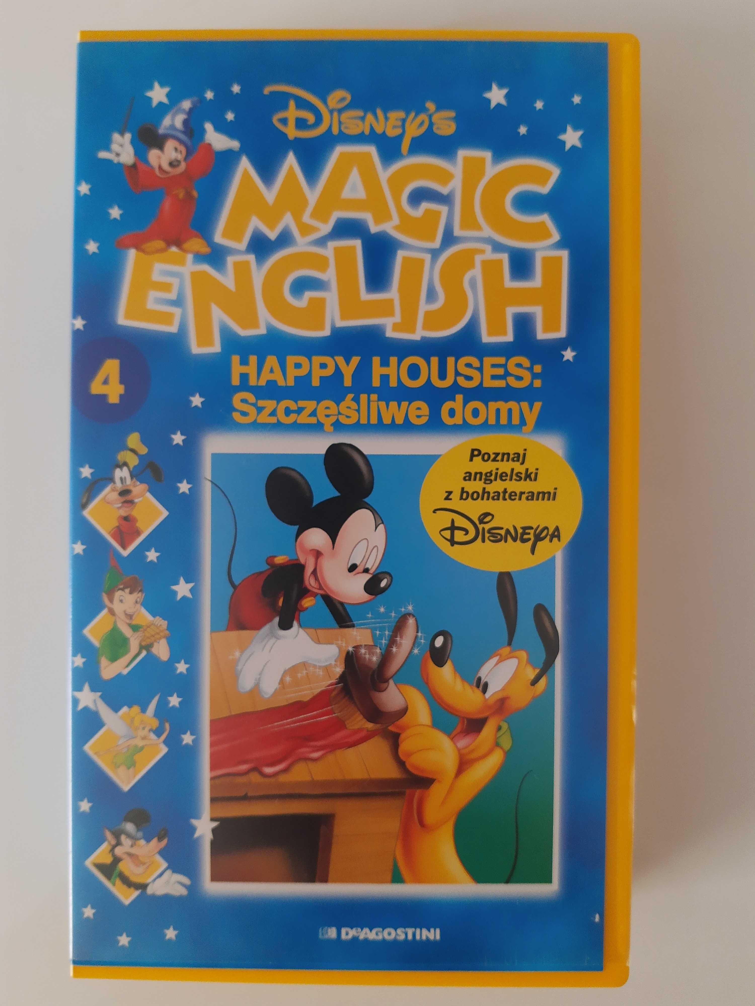 Magic English Disney's zestaw 12 kaset VHS