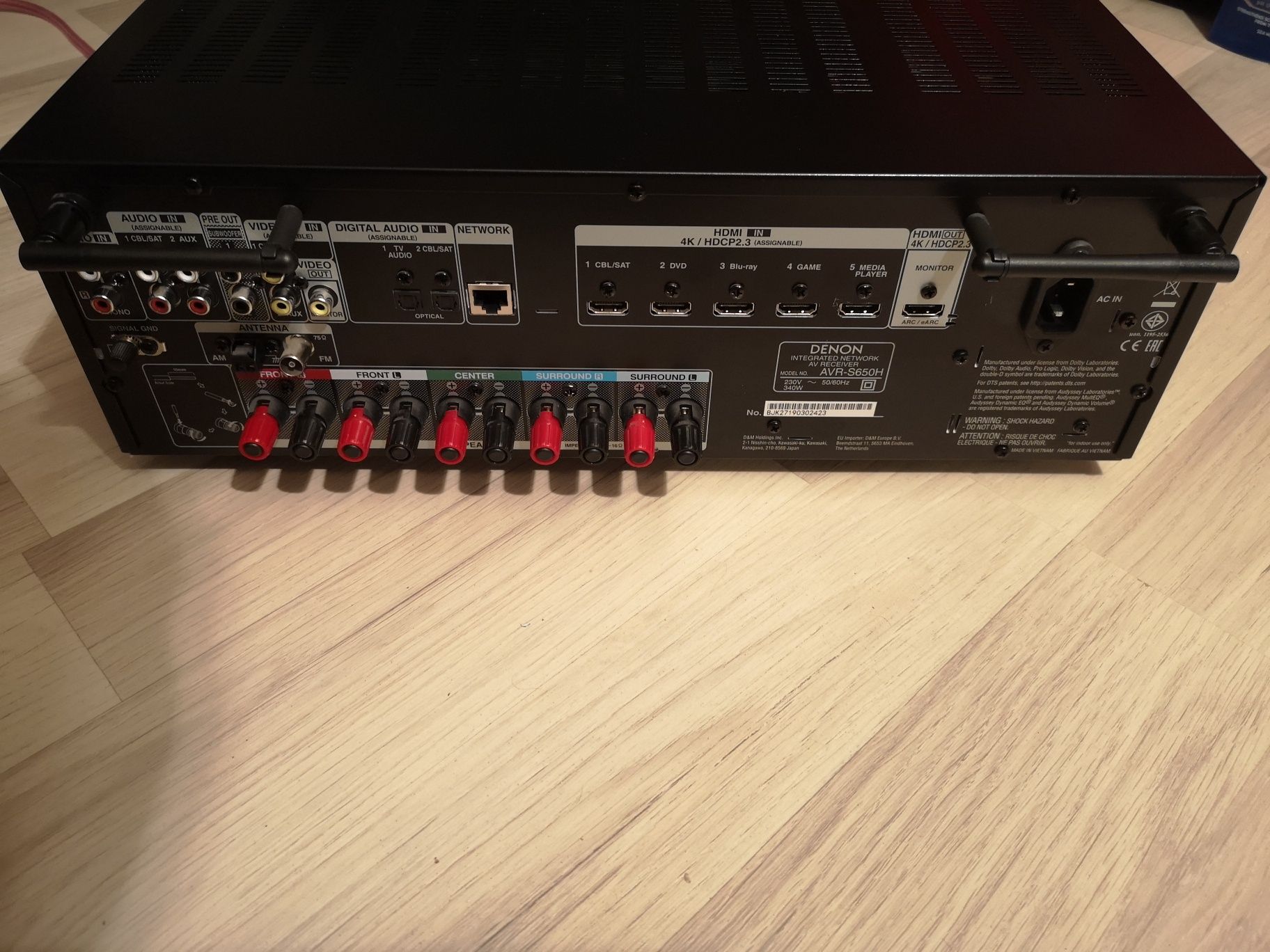 Amplituner Denon AVR-S650H