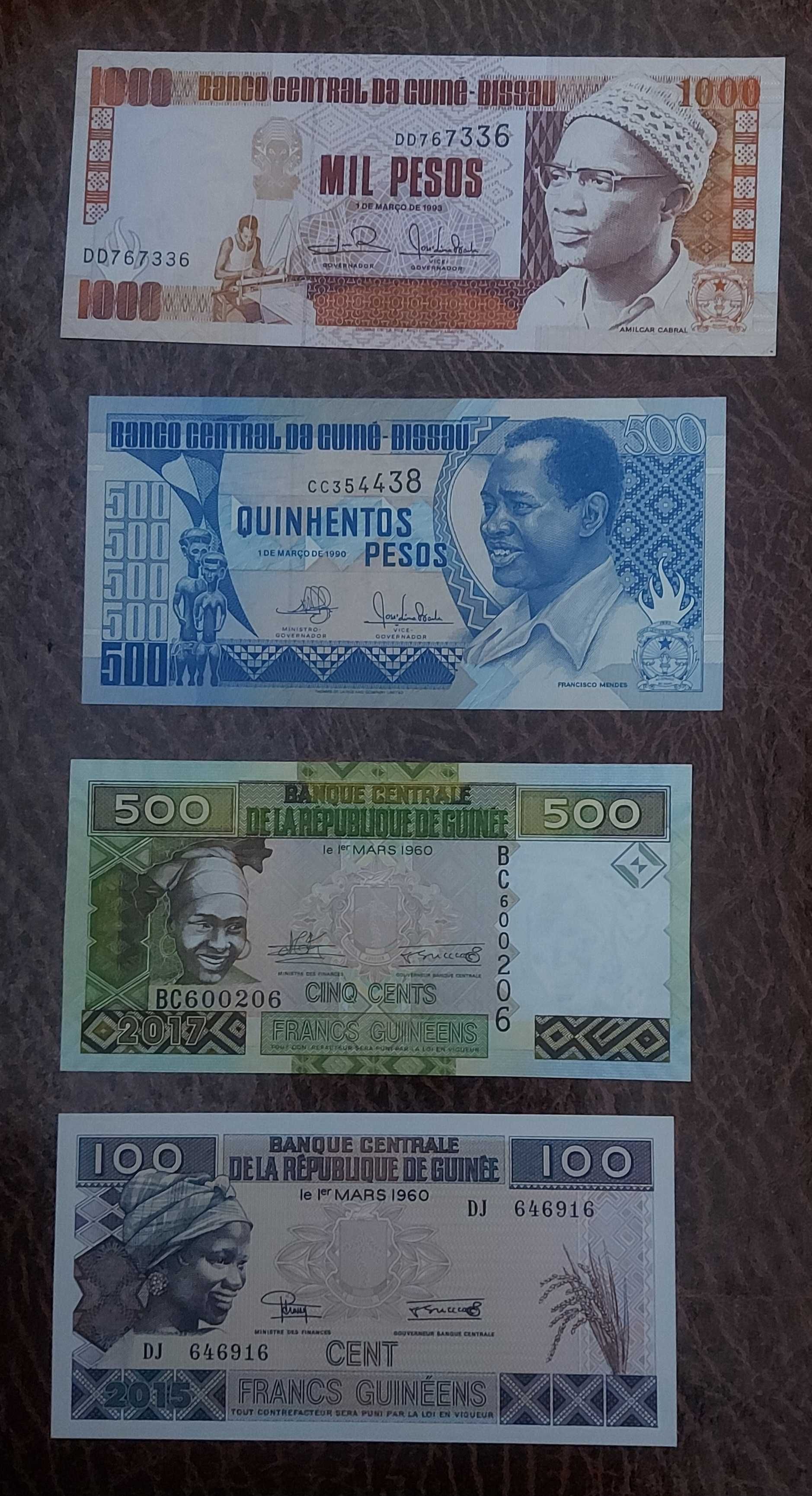 Notas banco central da Guiné