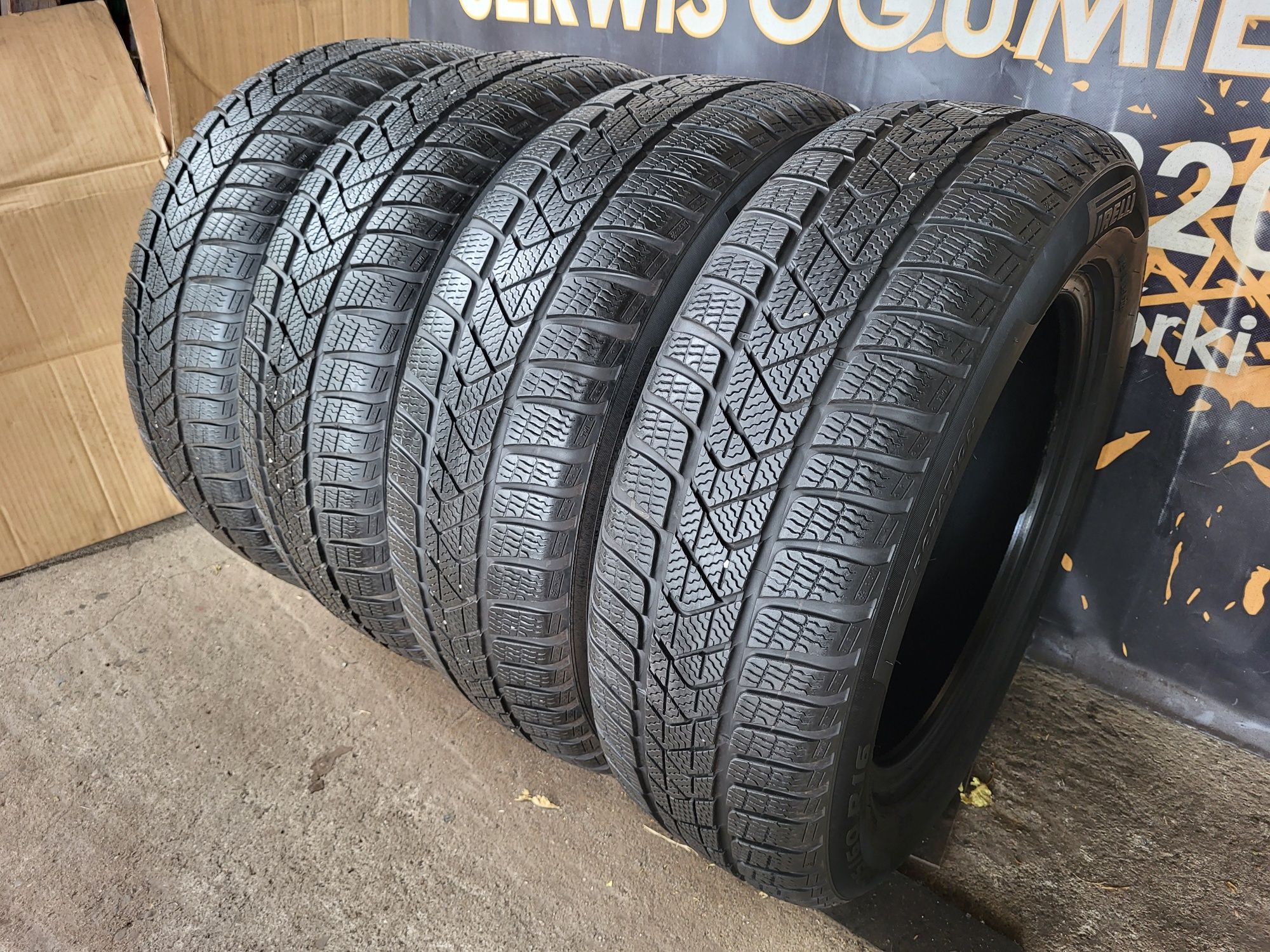 Opony zimowe 205/60/16 Pirelli 21/23rok 6/6,7mm