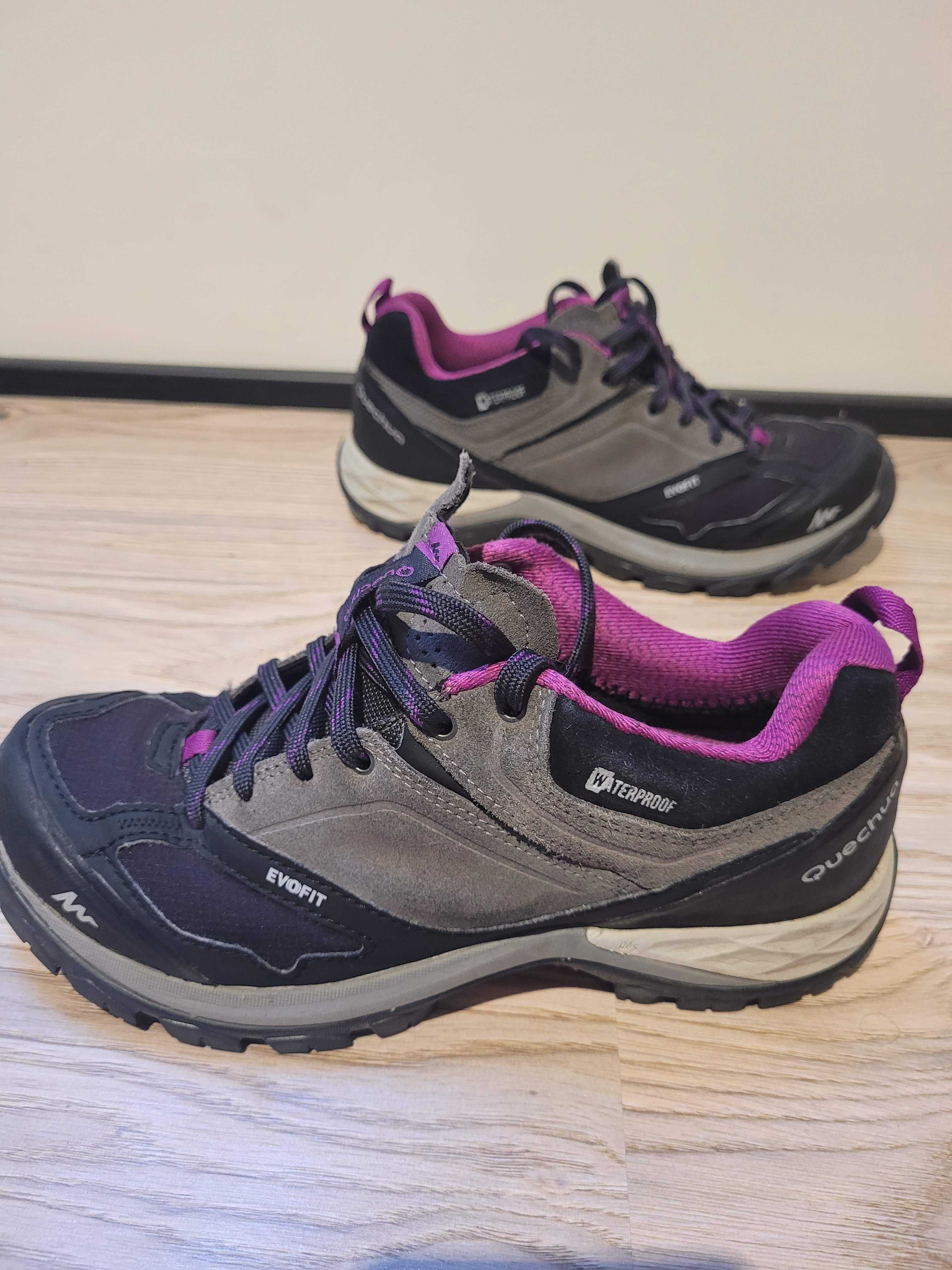 Buty turystyczne damskie/dziewczęce Quechua MH500 wodoodporne 36