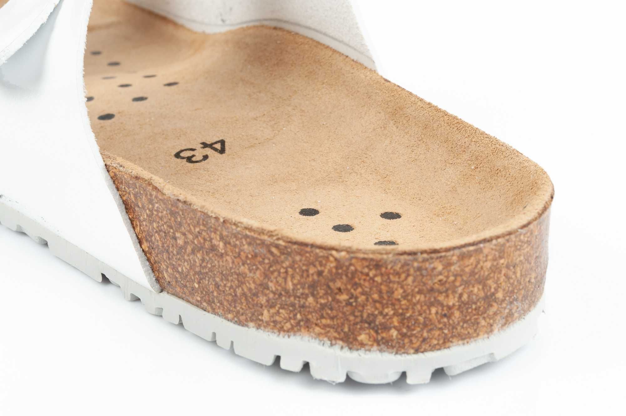 Klapki sandały robocze Abeba Sandals White [8087] różne rozmiary