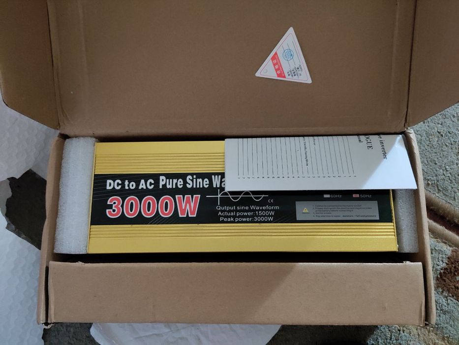 Инвертор 12-220 Чистий Синус 3000Вт Перетворювач напруги