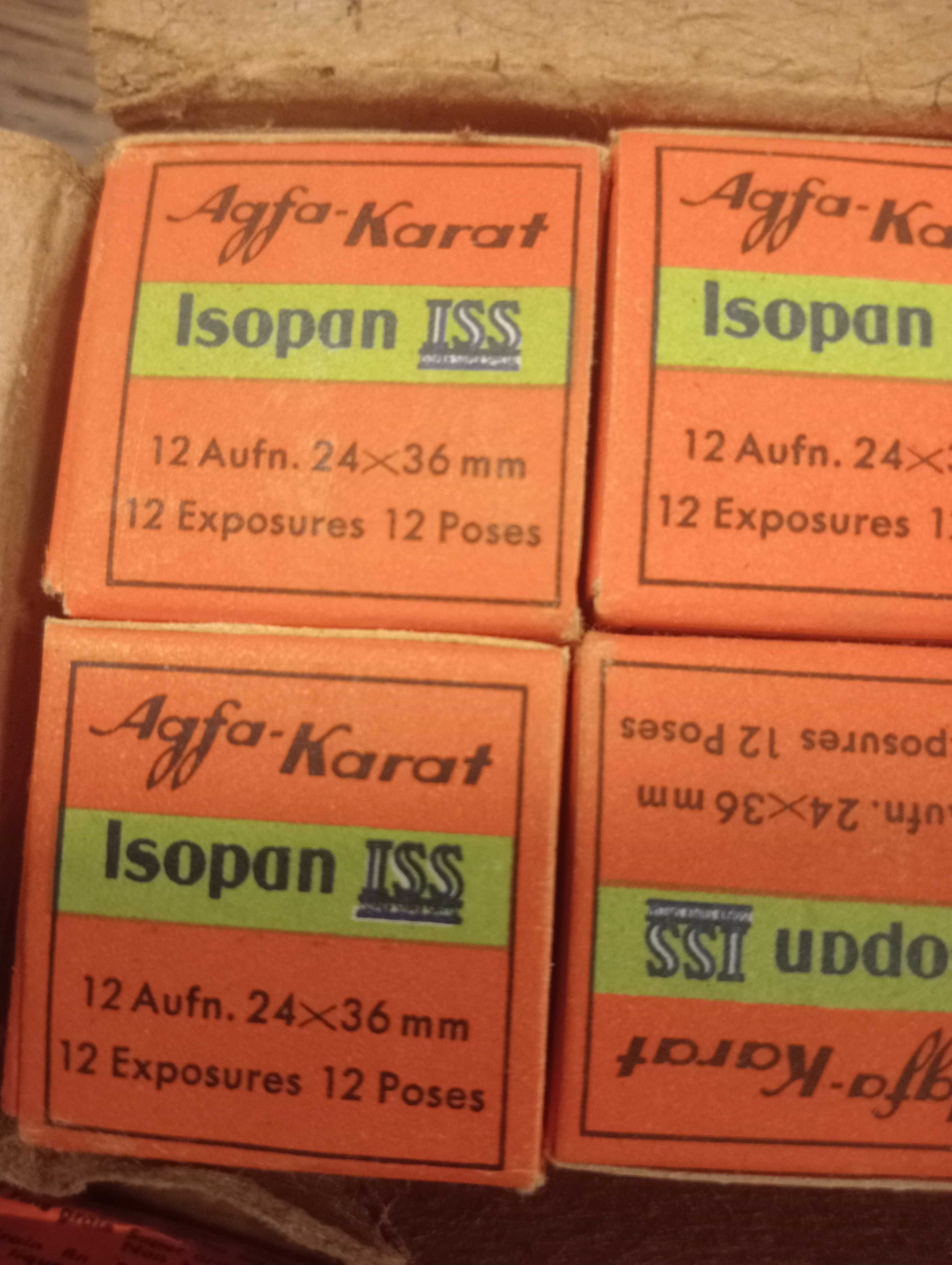 Klisza film Agfa isopan 1944