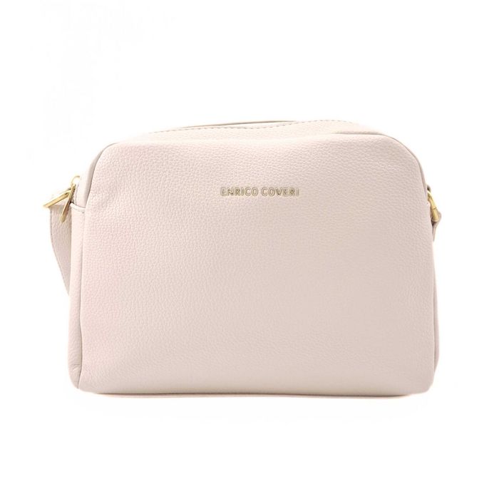 Beżowa torebka crossbody Enrico Coveri
