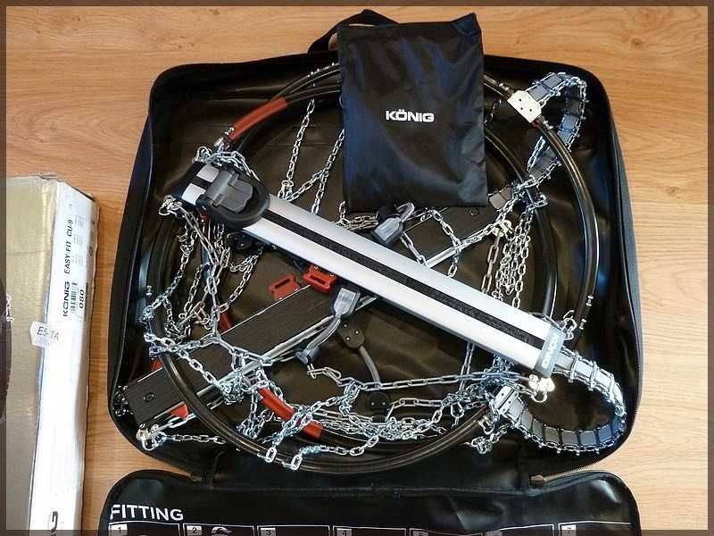 Łańcuchy na koła THULE - KÖNIG Easy-Fit CU-9. Nowe.