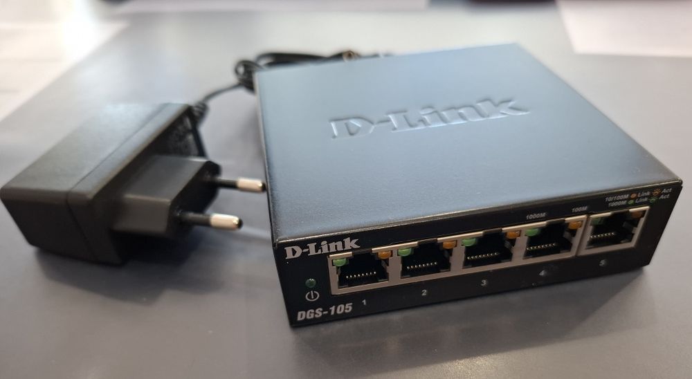 Switch D LINK 5x - używany