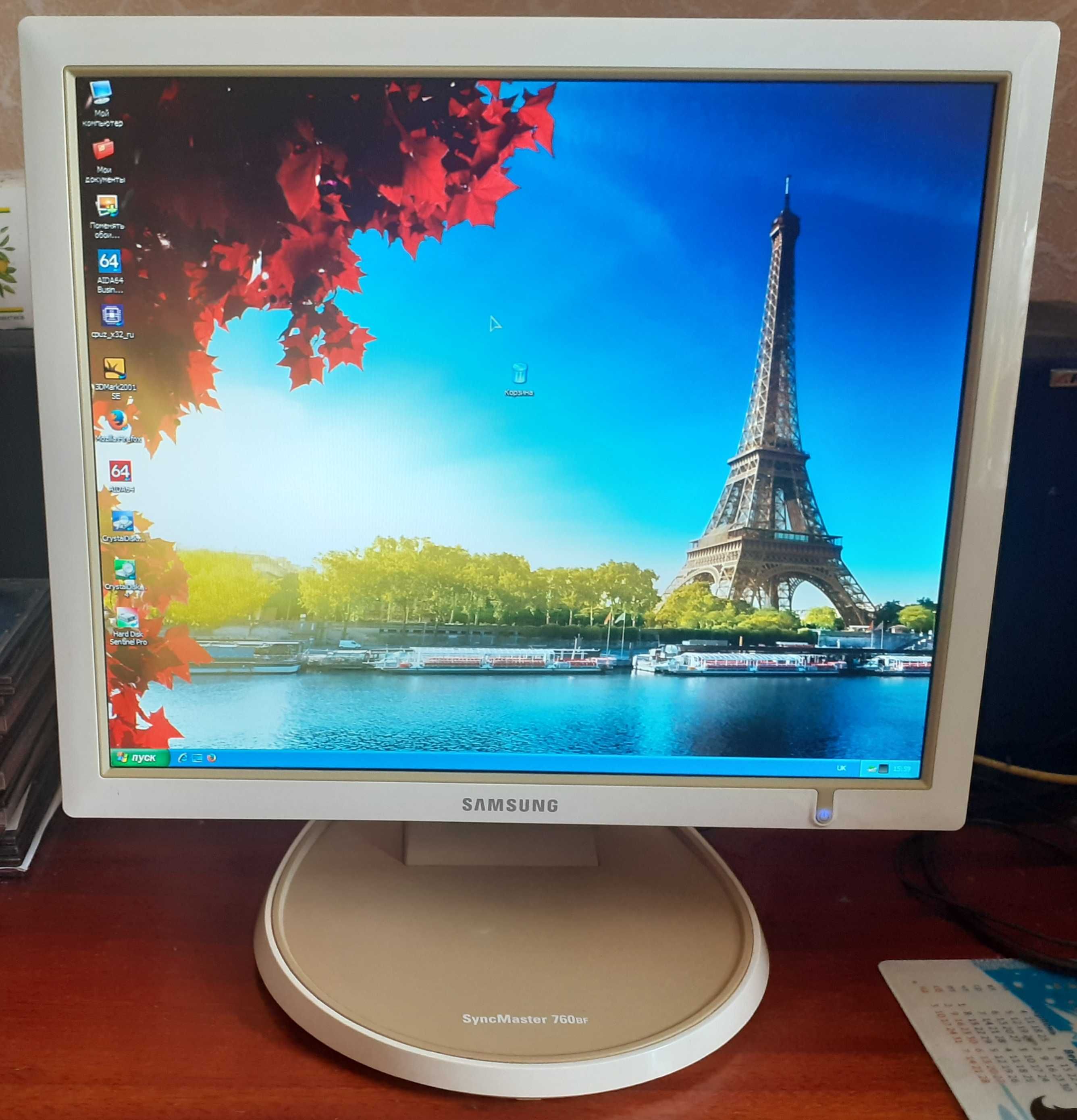 ЖК монітор 17 дюймів Samsung SyncMaster 760BF, як новий Тест ОК