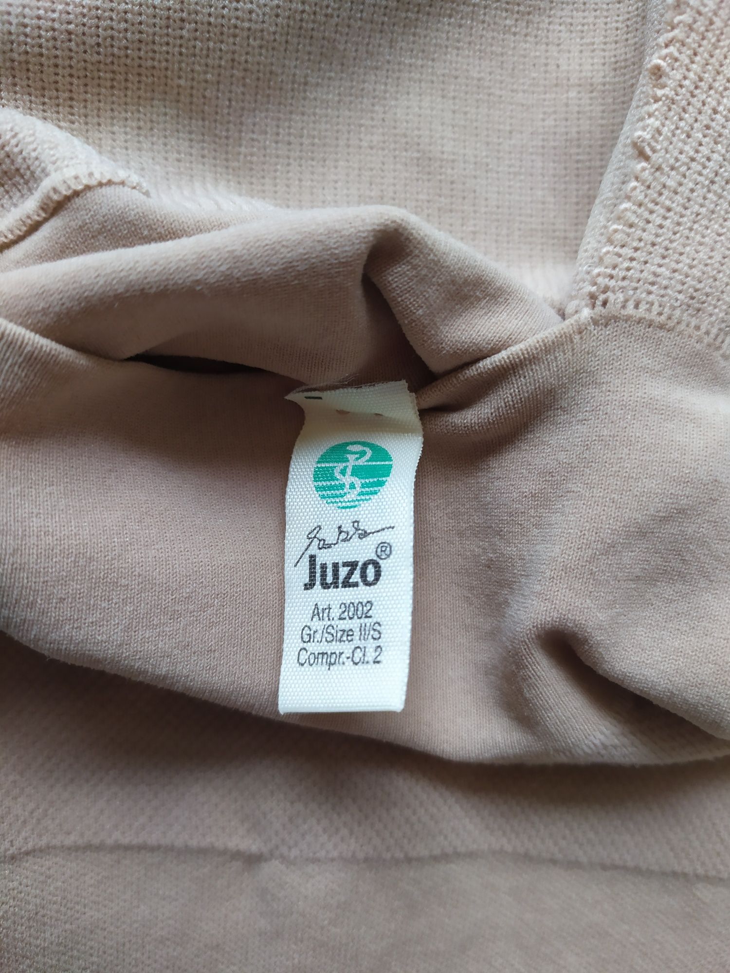 Pojedyncza pończocha JUZO z pasem ccl2 r.II/S