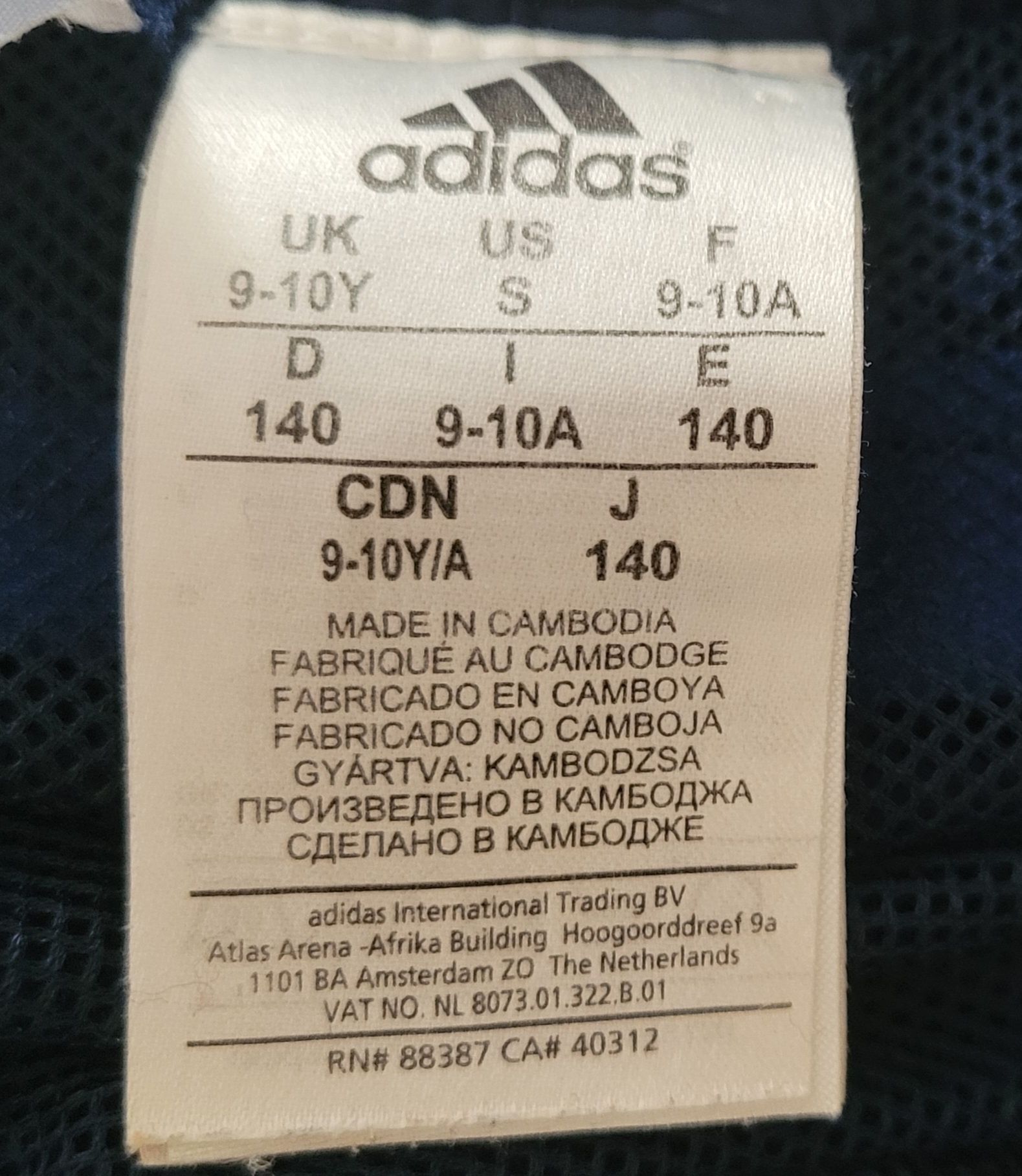 Szorty chlopięce Adidas roz.140