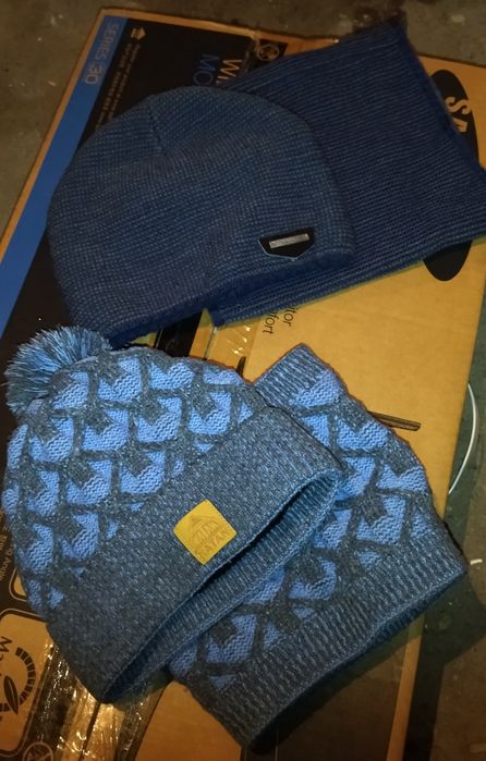 Набори шапка + хомут, рукавиці перчатки варежки на хлопчика 5-8 років