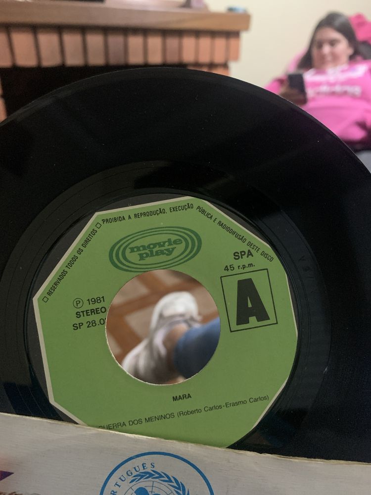 Vinil “Mara - Guerra dos meninos / aquela nuvem”