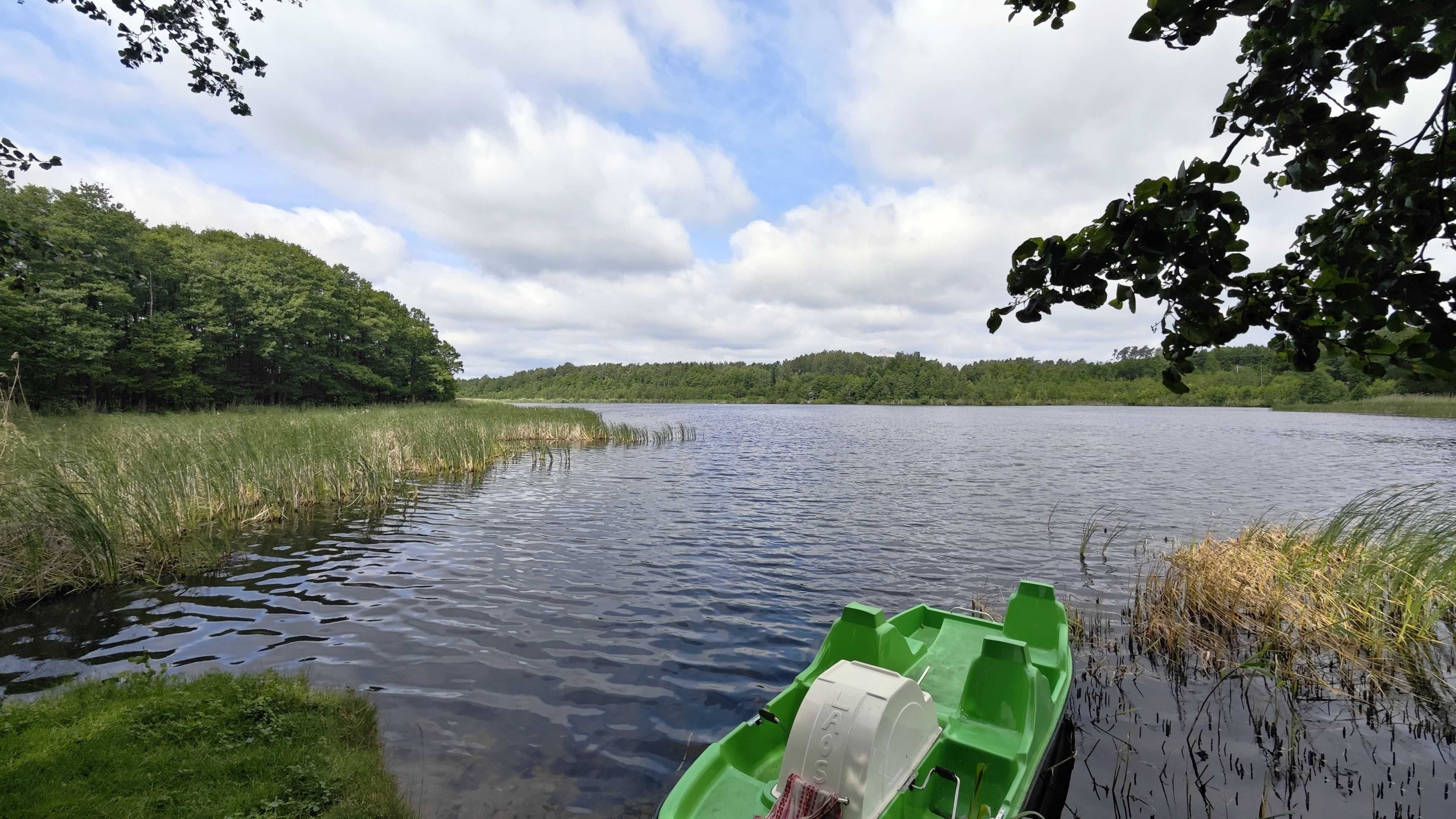 Domek letniskowy nad jeziorem. Wilkasy