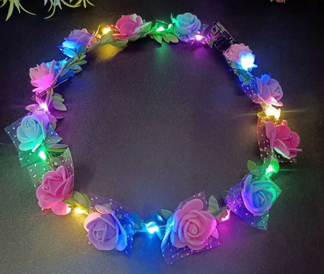 Wianek komunijny,Wianek LED 3kolory do wyboru