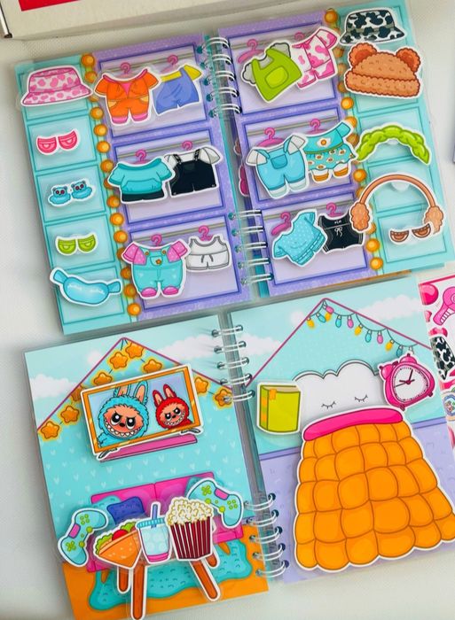 Labubu Альбом на Липучках. Токар Бока Набір 2 шт