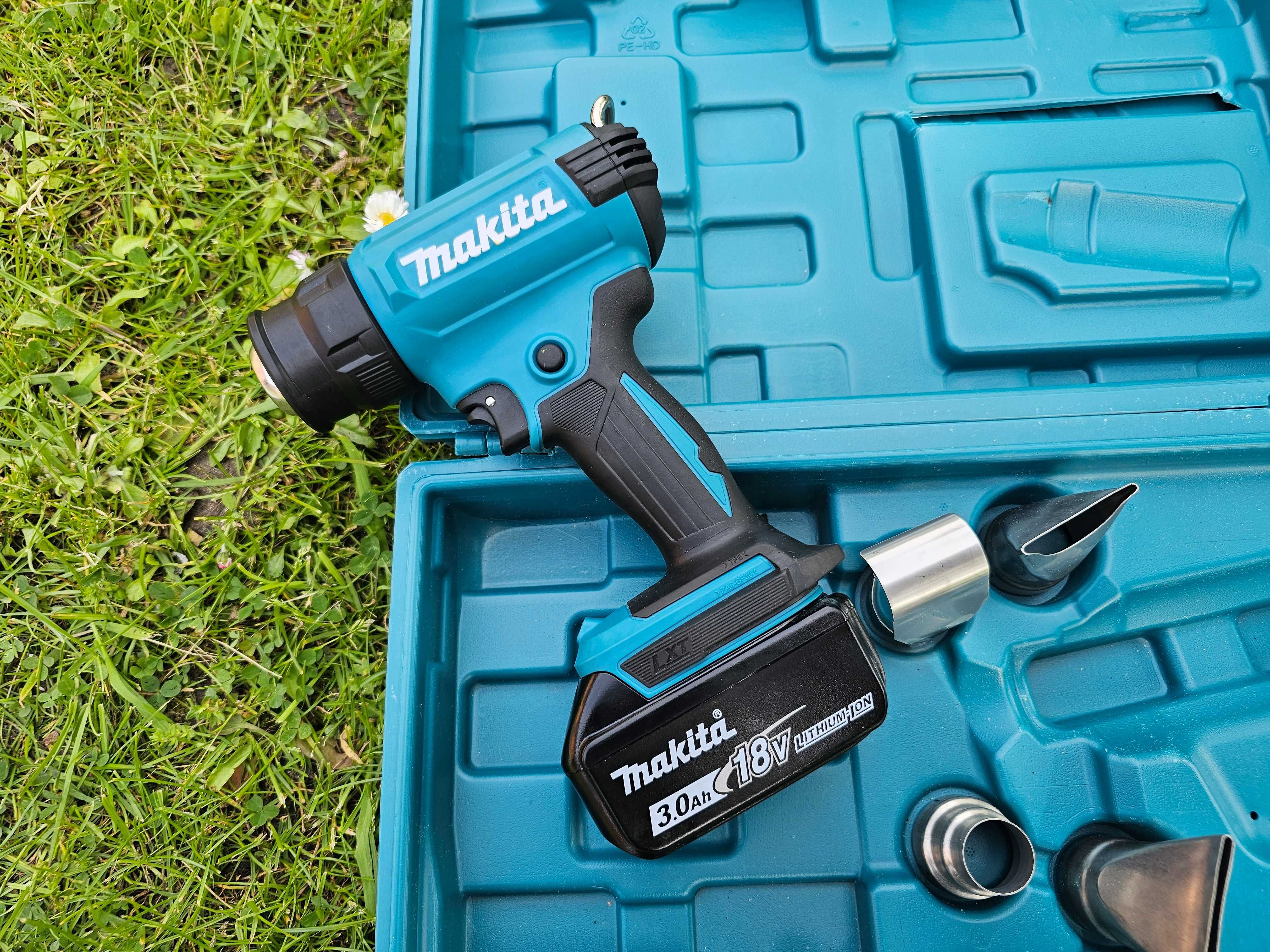 MAKITA DHG180ZJ opalarka akumulatorowa zestaw + aku BL1830B 18v 3Ah