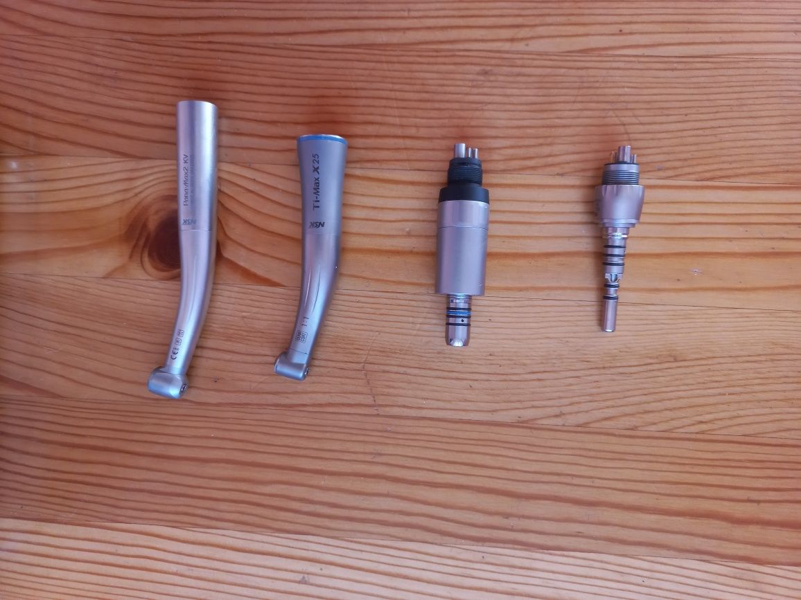 Turbina, contra-ângulo, micromotor e acoplamento NSK - Dentista